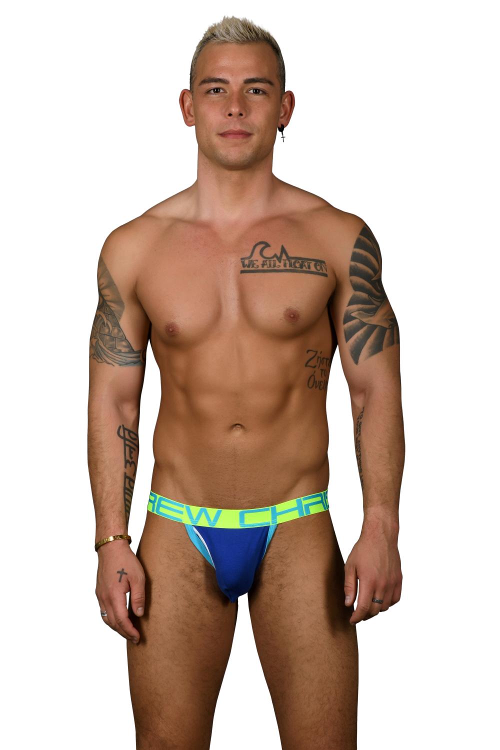 Fly Jockstrap ANDREW CHRISTIAN Almost Naked Royal Blue2